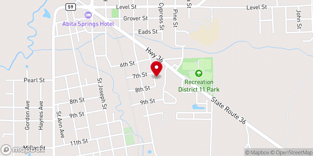 Map showing location of Greater Mt Hermon Baptist Church