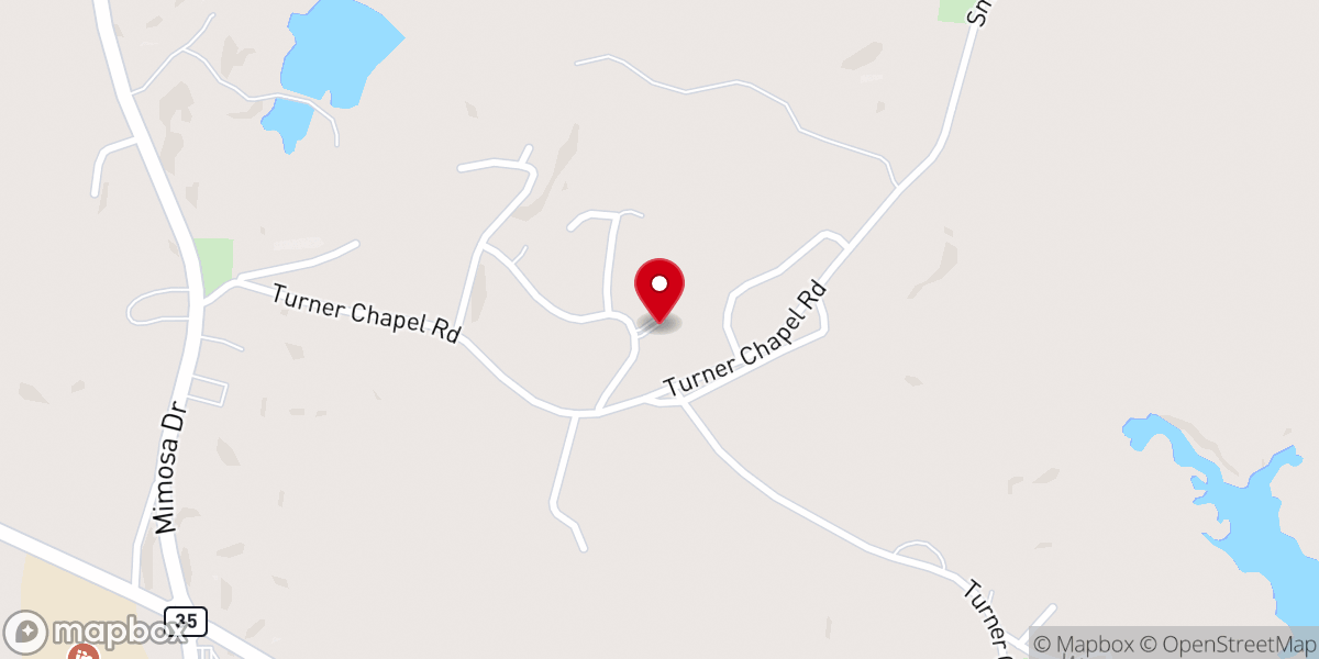 Map showing location of Open Bible Tabernacle