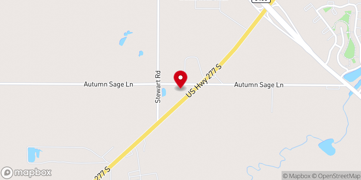 Map showing location of Caps Baptist Church