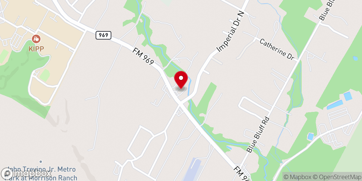 Map showing location of Greater Swenson Grove Baptist Church