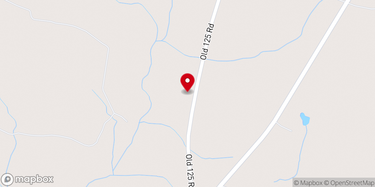 Map showing location of Pleasant Hill Baptist Church