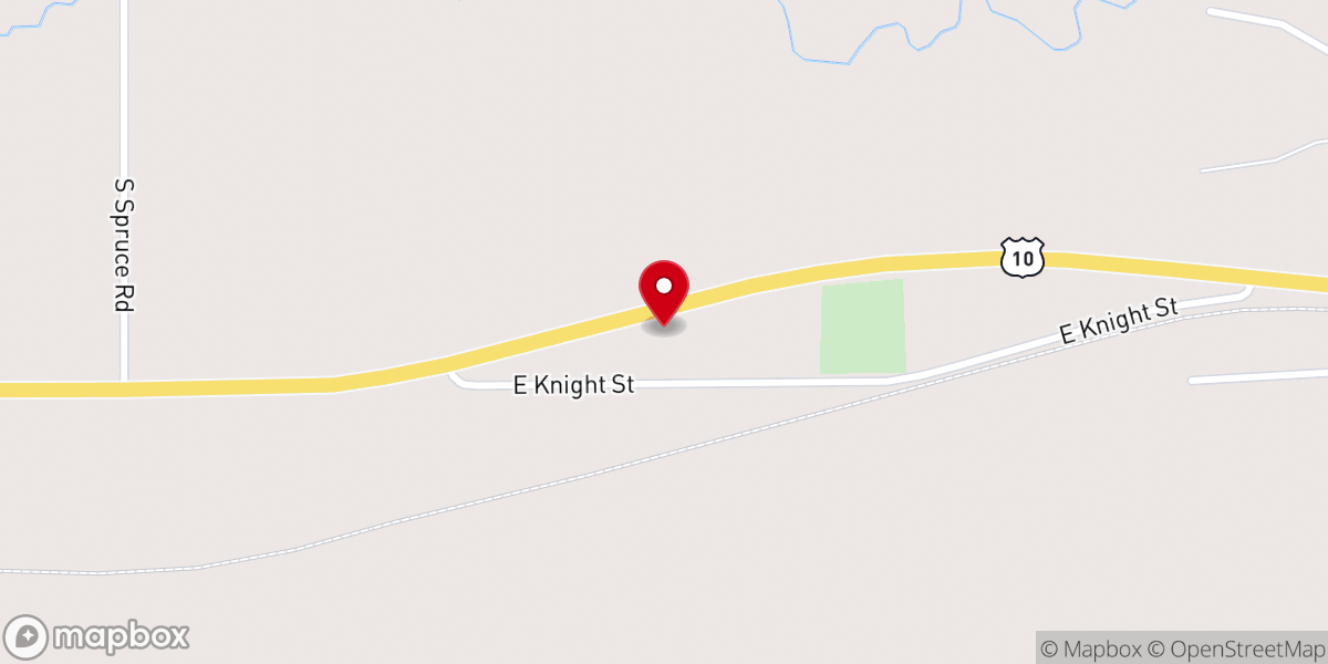 Map showing location of Cherry Valley Church