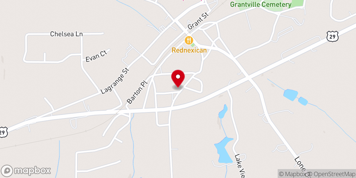 Map showing location of John Wesley United Methodist