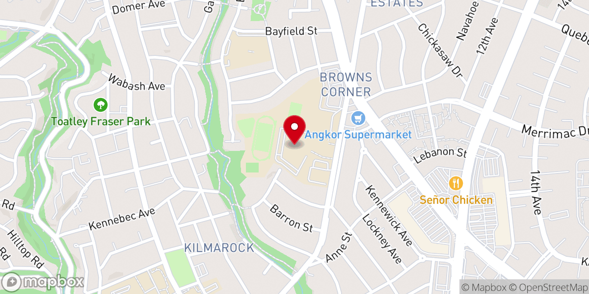 Map showing location of Community of Hope Seventh-day Adventist Church