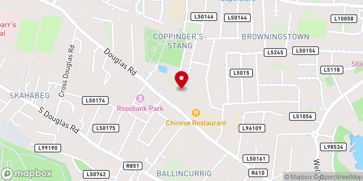 Map showing location of Ardfallen Methodist Church Offices