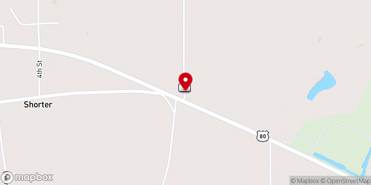 Map showing location of Mary Magdalene Baptist Church