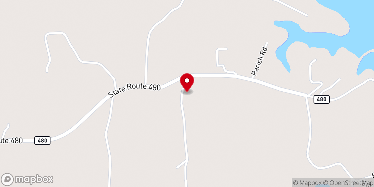 Map showing location of St Titus Baptist Church