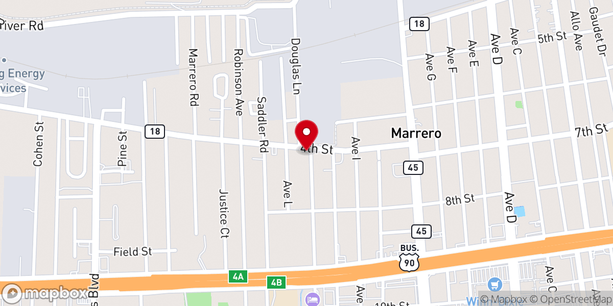 Map showing location of Harvest Time Fellowship Outreach Ministry