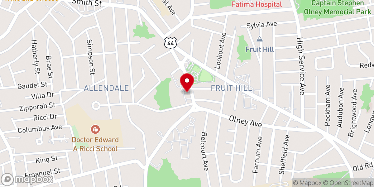 Map showing location of Saint Marys Home