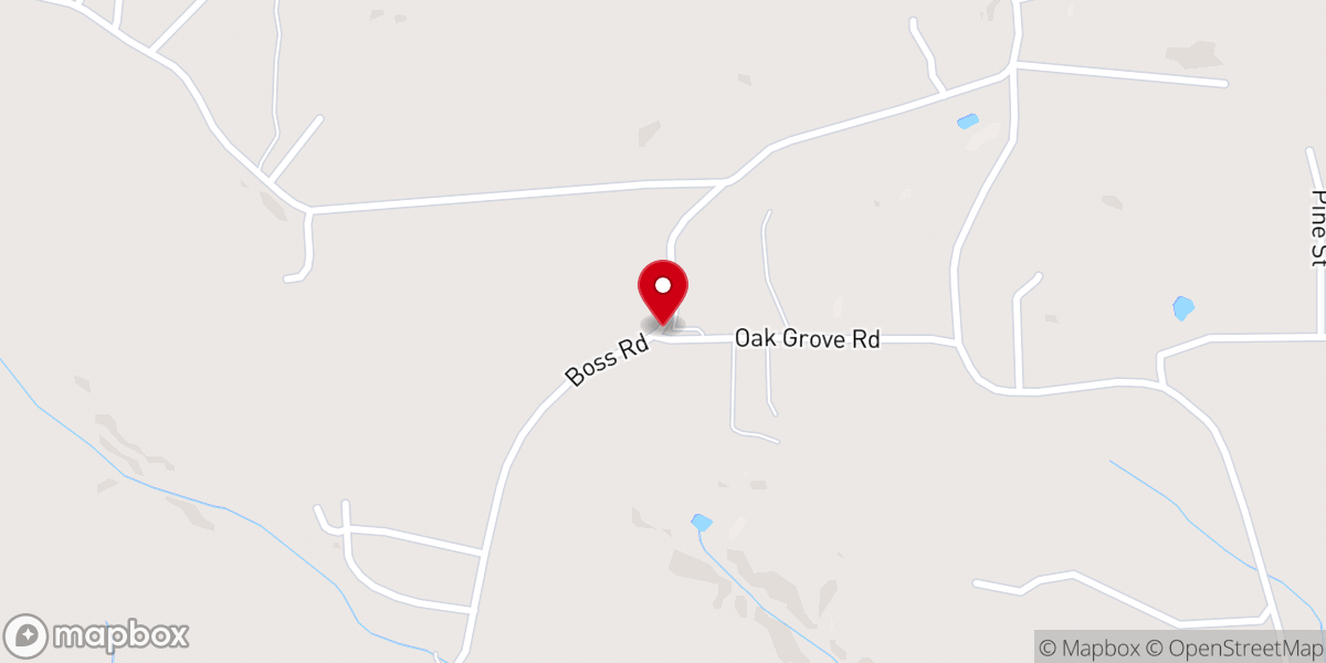 Map showing location of Bethlehem Baptist Church