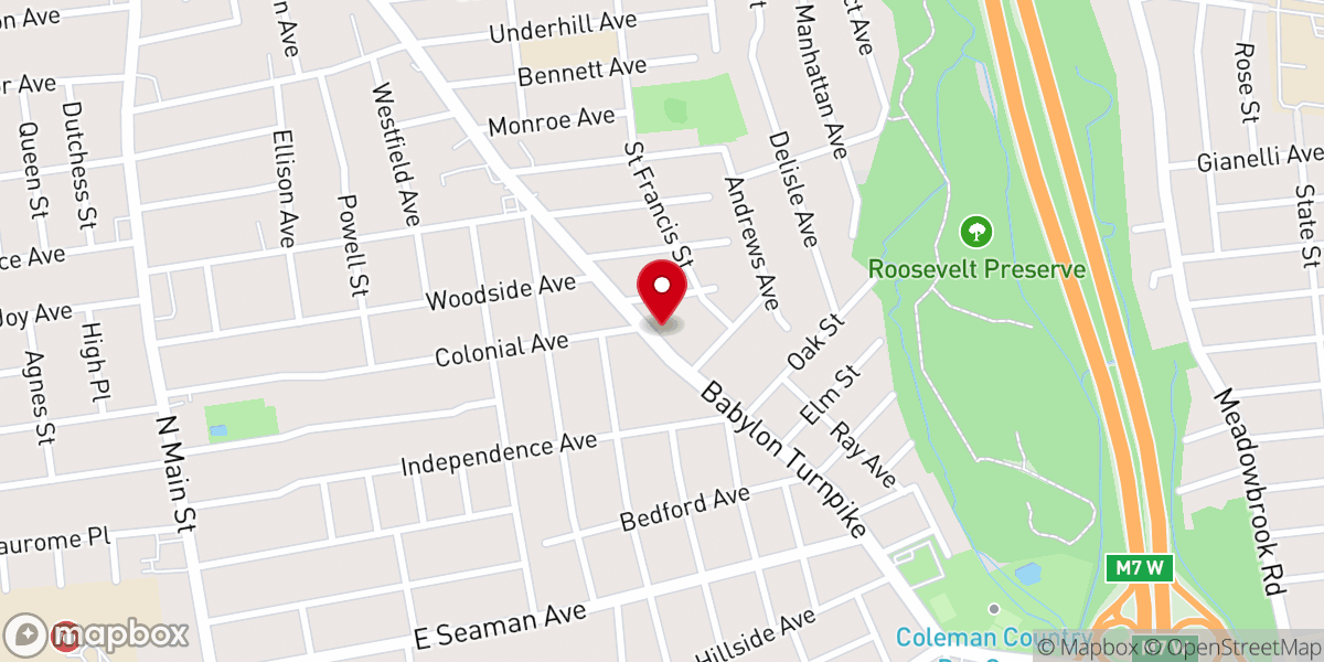 Map showing location of A House of Prayer
