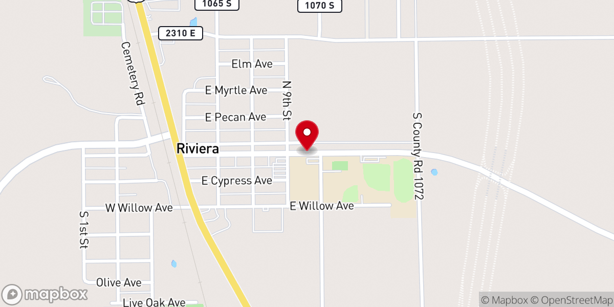 Map showing location of House of Prayer church