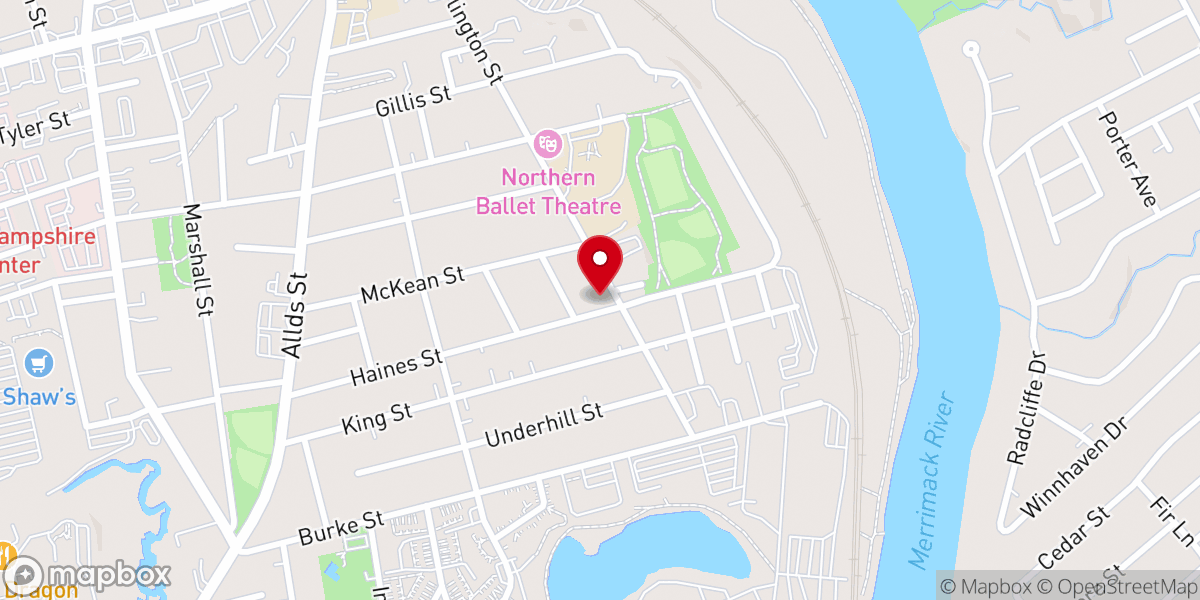Map showing location of Arlington Street United Methodist Church