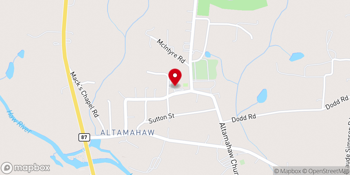Map showing location of CrossWay Church