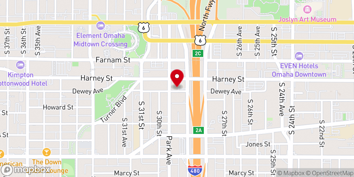 Map showing location of First Baptist Church ABC