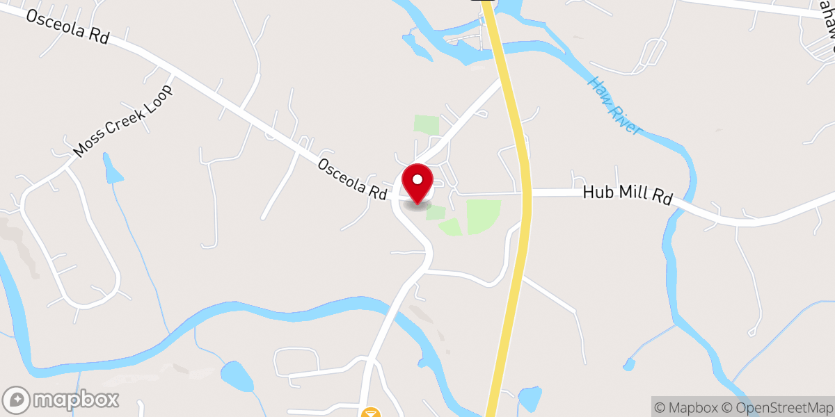 Map showing location of Fairview United Methodist Church