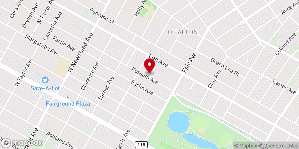Map showing location of Westminster Church of God