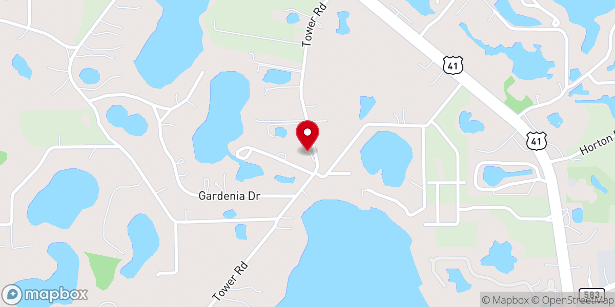 Map showing location of Divine Grace Healing