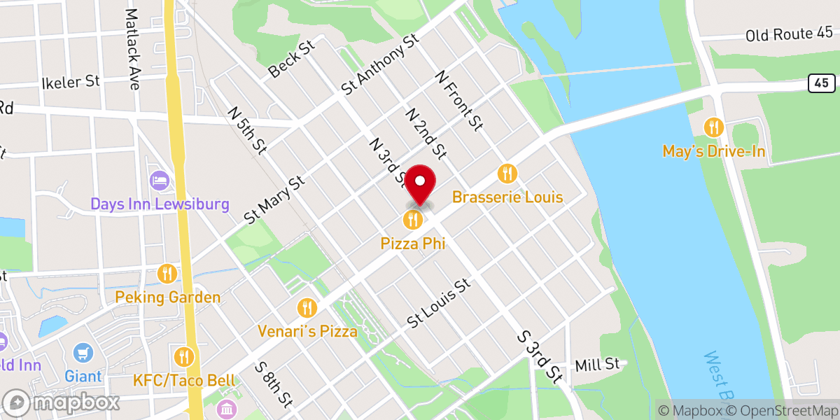 Map showing location of Harvest House Christian Fellowship