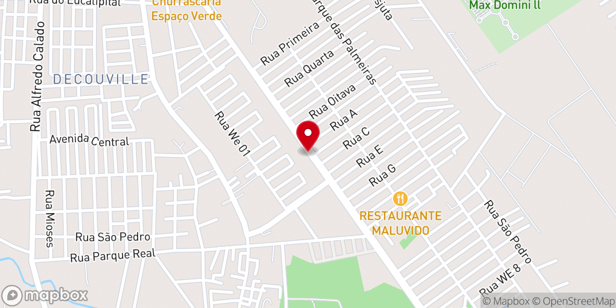 Map showing location of Igreja Universal - Decouville