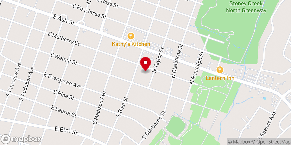 Map showing location of Goldsboro Hispanic Seventh-Day Adventist Church