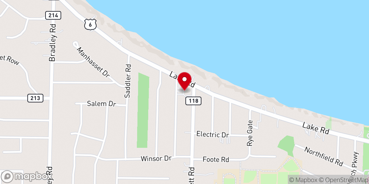 Map showing location of Cooperative Preschool of Bay Village