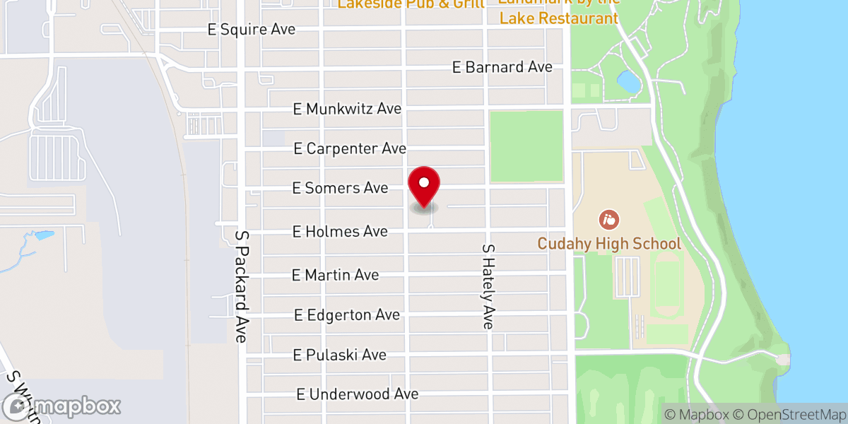 Map showing location of Discover Church South Shore