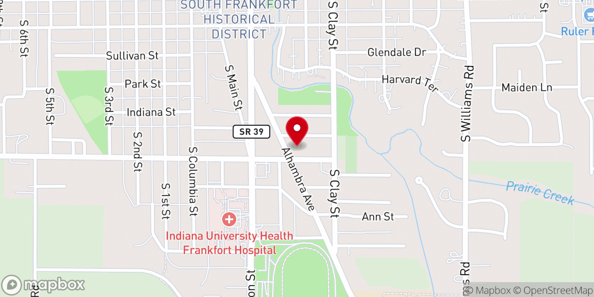 Map showing location of Souls' Harbor Missionary Baptist Church