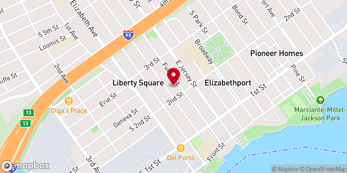 Map showing location of Church of the Nazarene Iglesia