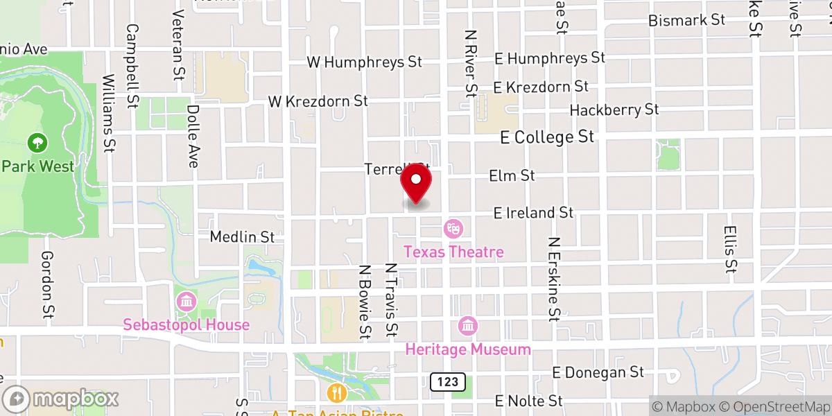 Map showing location of The Door CFC Church