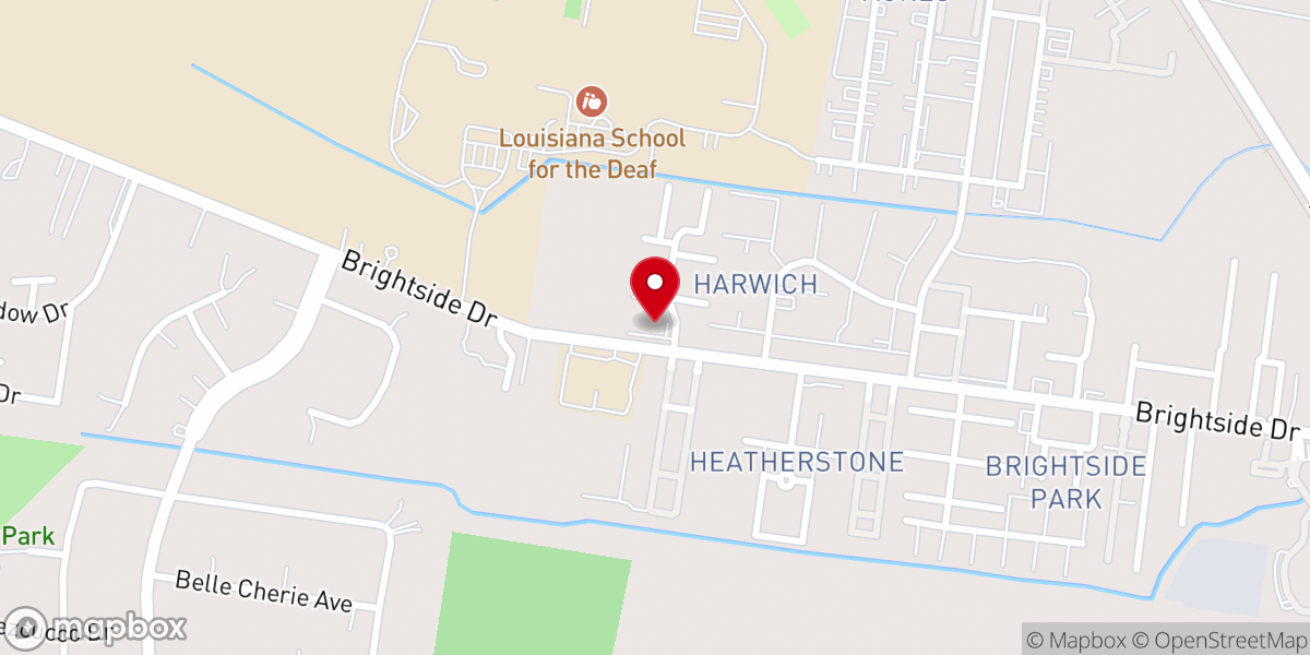 Map showing location of Grace Community Baptist Church