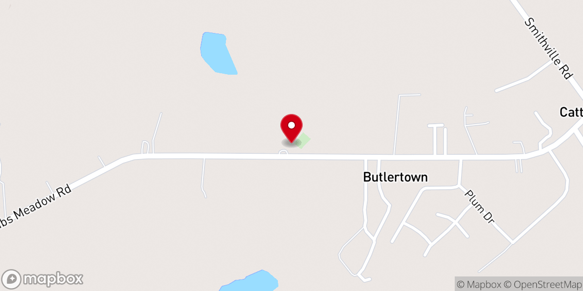 Map showing location of Mt Olive Ame Church