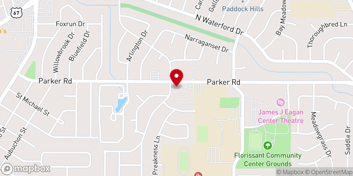 Map showing location of St Dismas Catholic Church