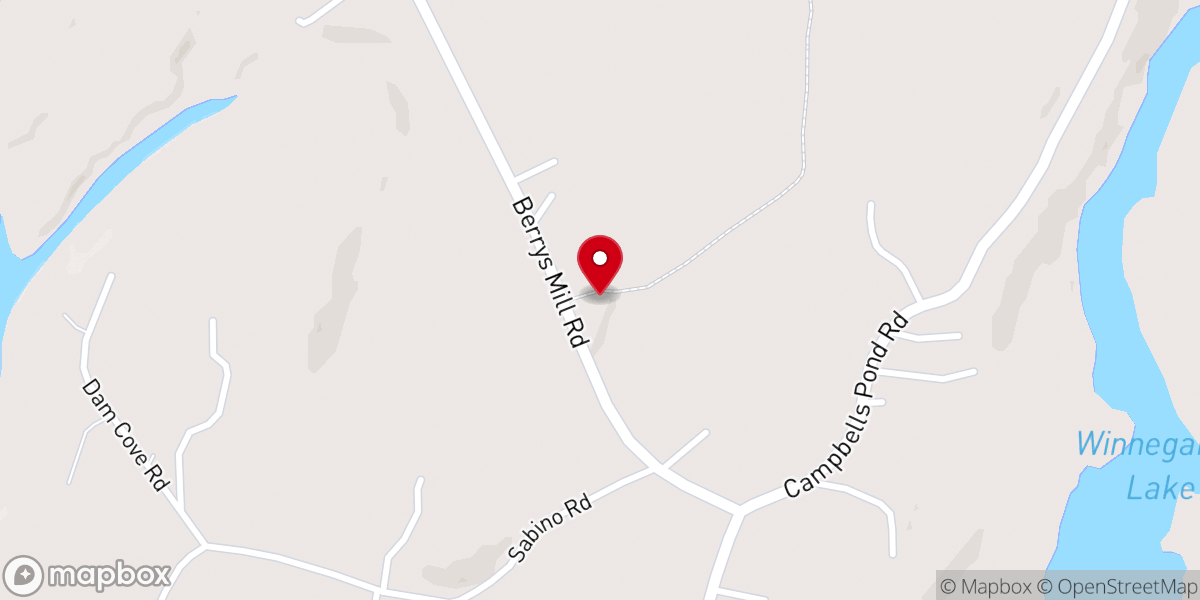 Map showing location of West Bath Church