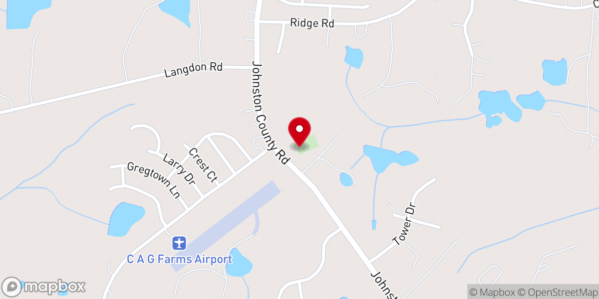 Map showing location of Bethel Church