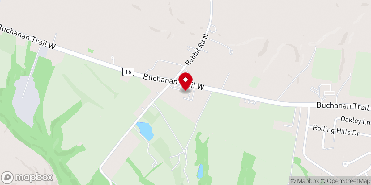 Map showing location of Greencastle Church of God