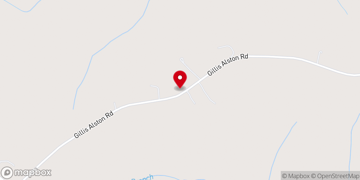 Map showing location of Sarepta Missionary Baptist Church