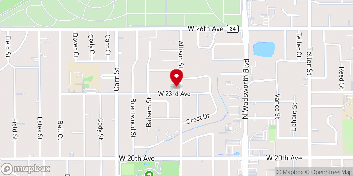 Map showing location of St. Paul's Community Church