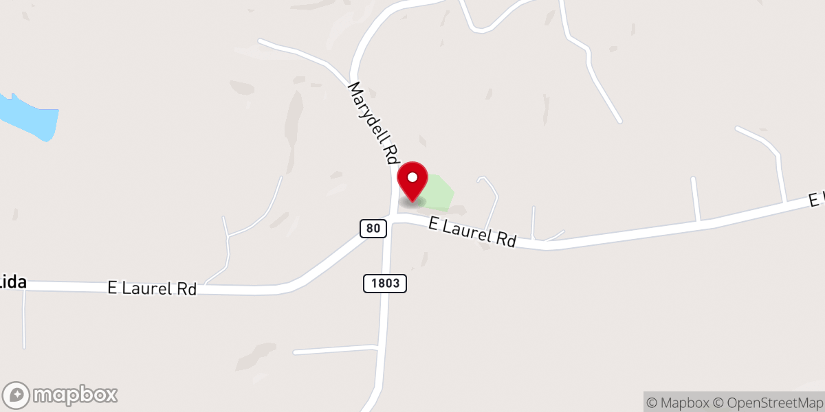 Map showing location of Providence Missionary Baptist Church