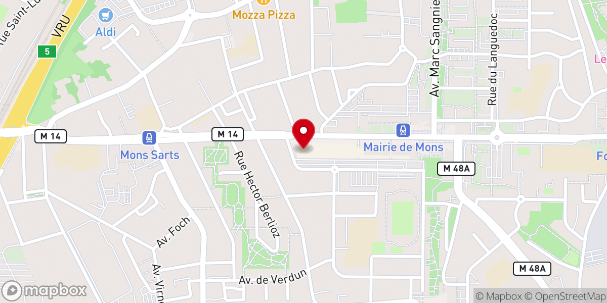 Map showing location of Communauté Missionnaire Chrétienne Internationale (CMCI), Lille