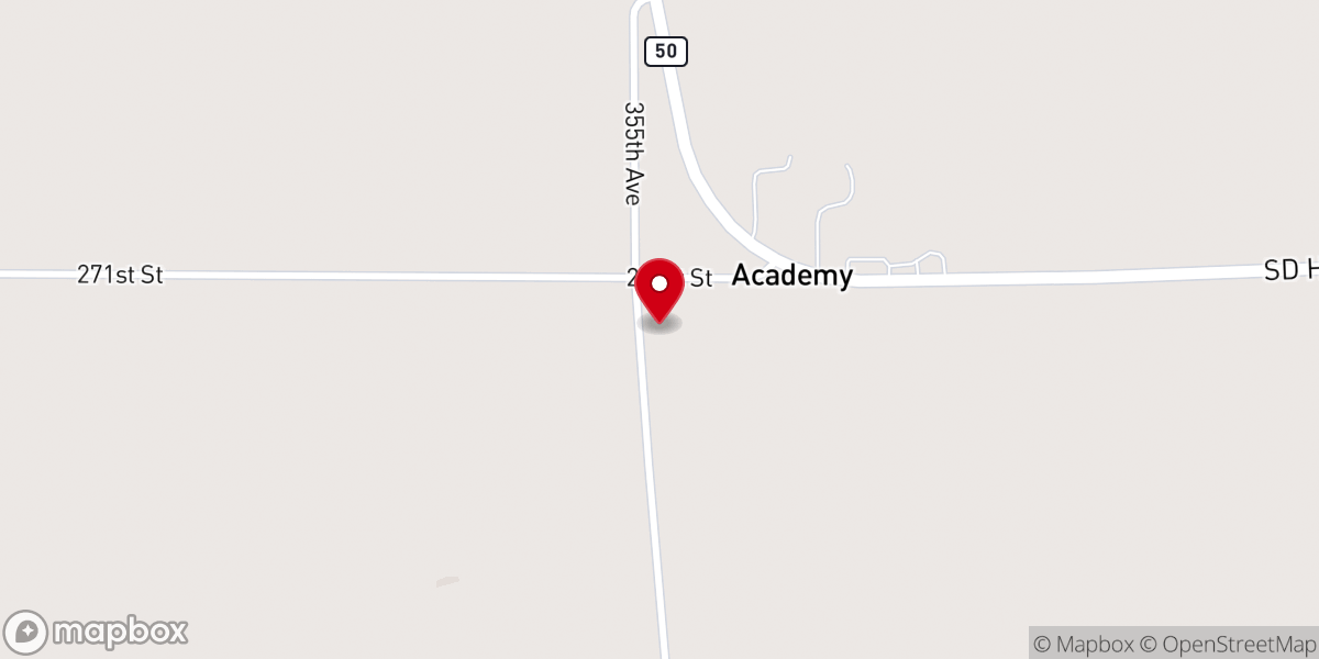 Map showing location of Congregational Church