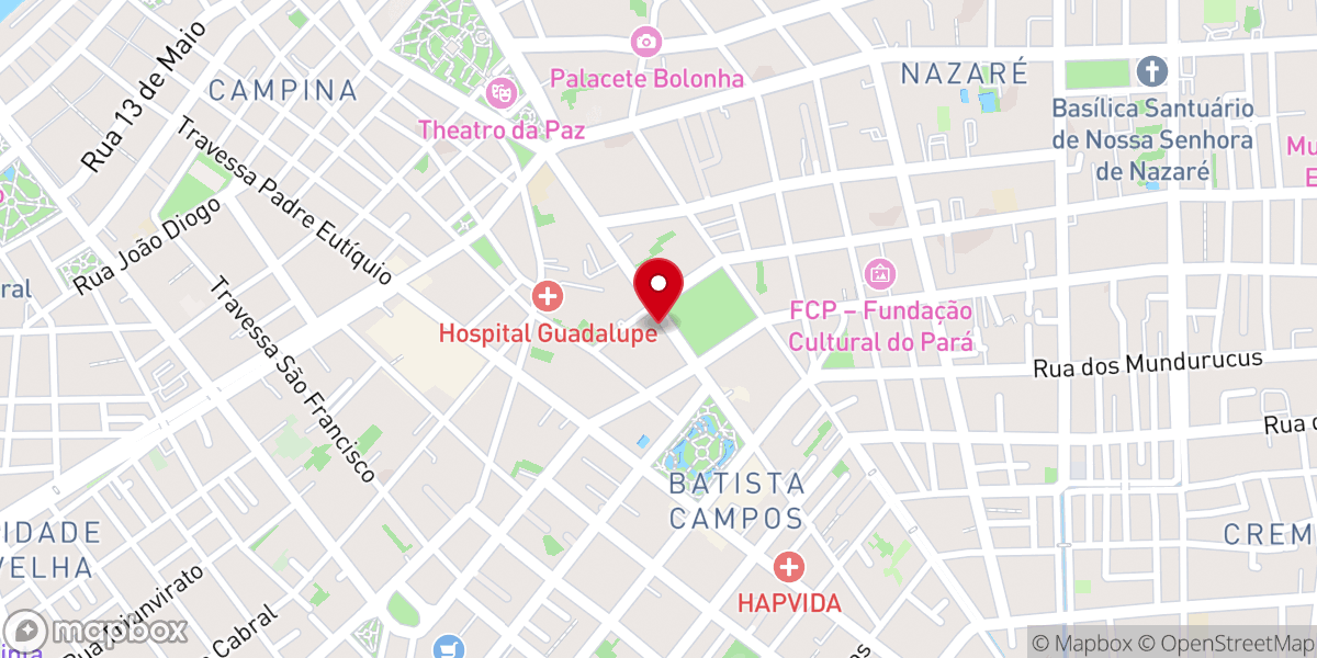 Map showing location of Igreja Episcopal Anglicana do Brasil - Catedral Santa Maria