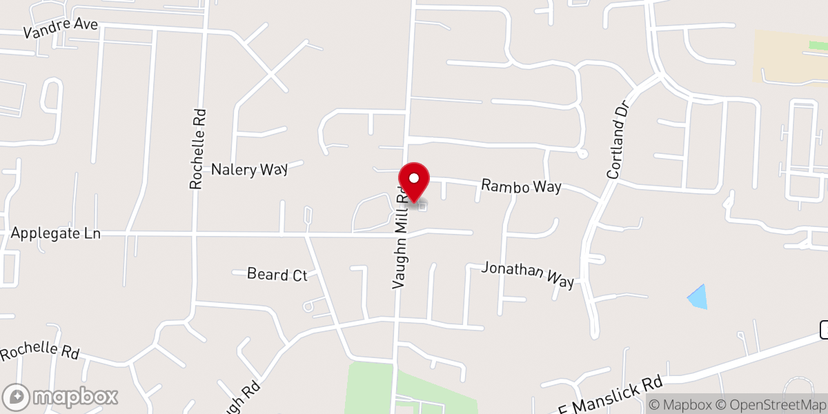 Map showing location of Good Shepherd Church