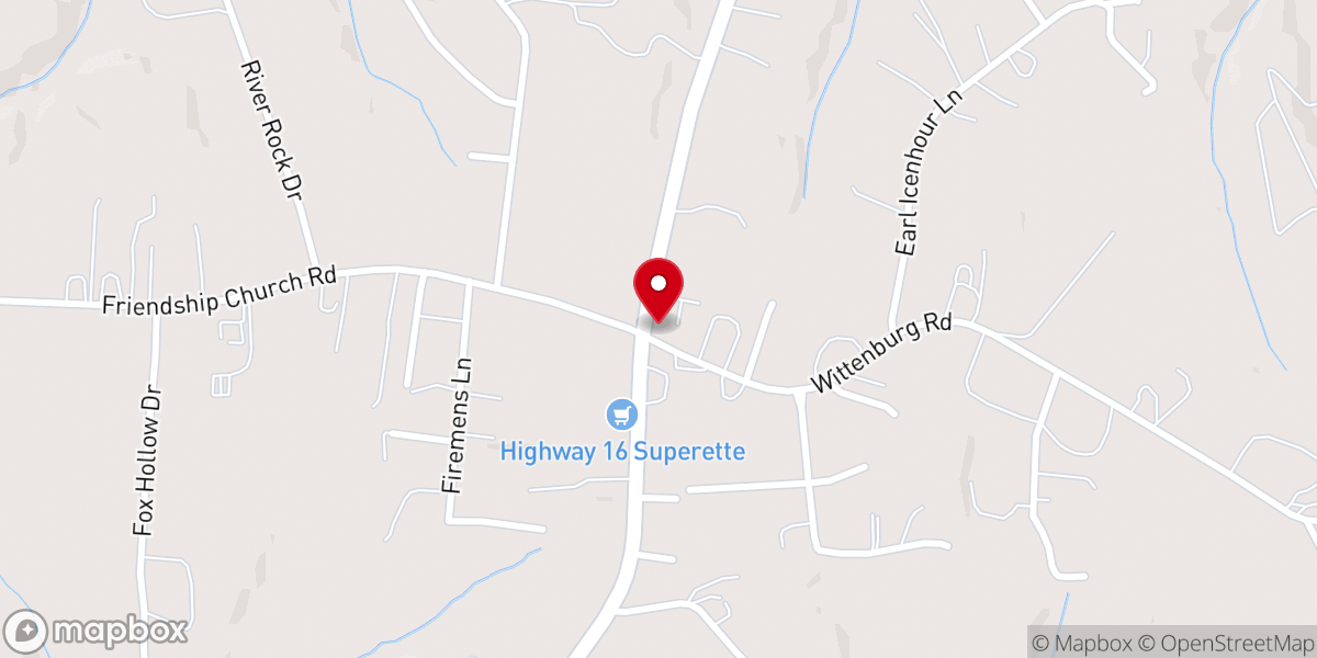 Map showing location of Greater Love Apostolic Holiness Church