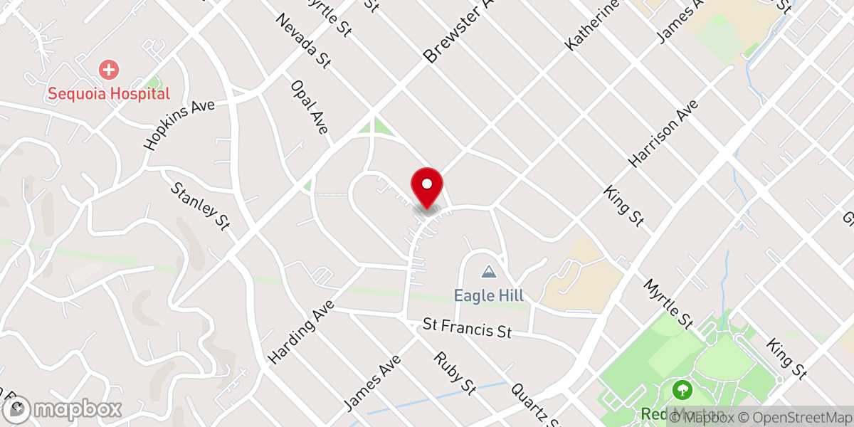 Map showing location of Christadelphians of the San Francisco Peninsula