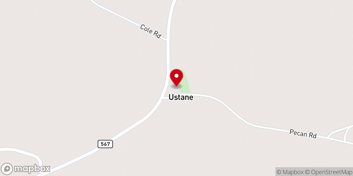 Map showing location of Zion Hill Baptist Church