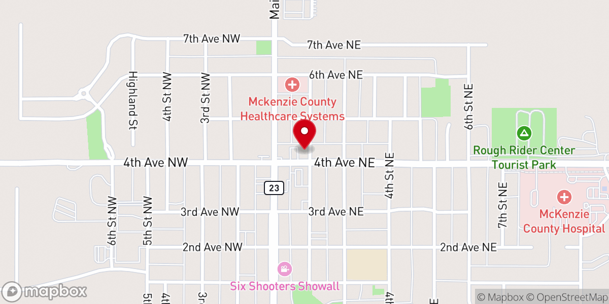 Map showing location of Glory of the Lord Family Ministries