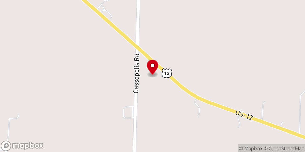 Map showing location of The Barn at Dream Acres
