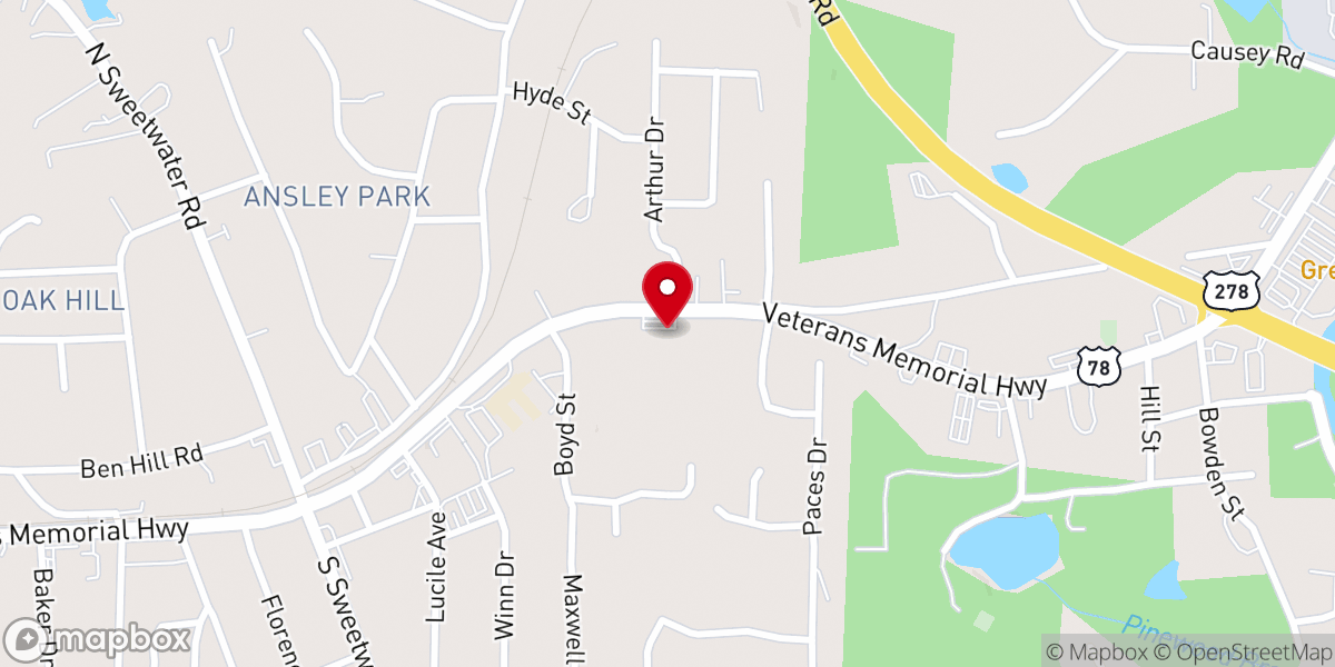 Map showing location of K.E.P.T Outreach Ministries