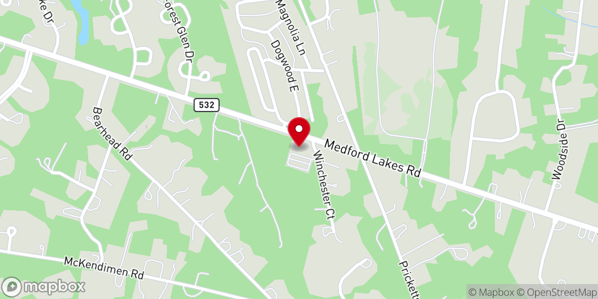 Map showing location of Lord of Life Lutheran Church